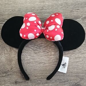 Disney Minnie Mouse Red and Black Headband